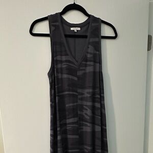 Z Supply camp print maxi dress small